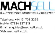 Machsell is a leading Engineering Consultancy and Business Solutions Provider, based in the West Midlands, UK. Primarily focusing on used machine tools, we are easily able to cater to your specific requirements.