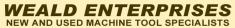 Weald Enterprises is a family business which was founded in 1963 and has been supplying and servicing machine tools and associated equipment to companies throughout the UK for over 40 years. Our showrooms in Dartford are 2 miles from the M25